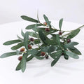 Artificial Olive Branch Stems – Faux Greenery for Home Decor, Weddings & Photography