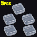 Mini Transparent Jewelry Storage Boxes – Portable Plastic Cases for Earrings, Rings & Small Accessories