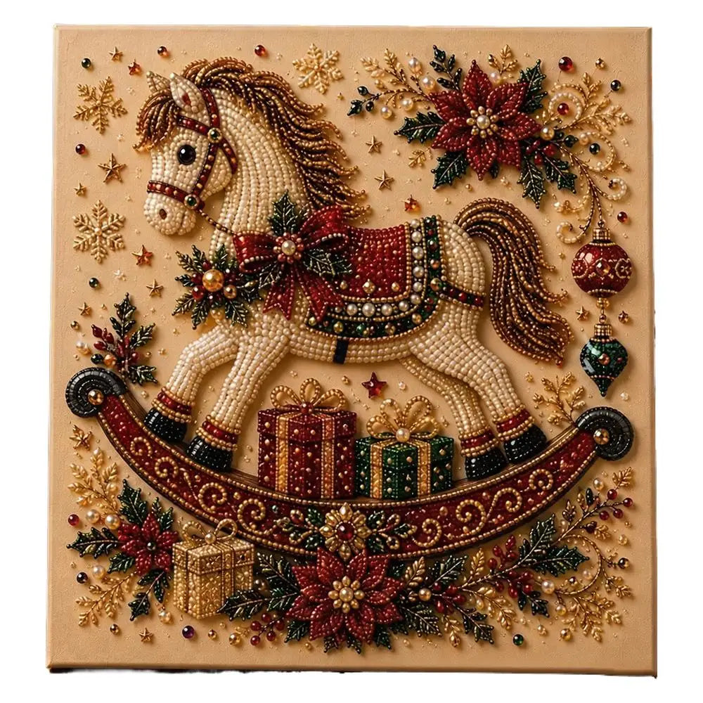 DIY Christmas Pearl Art Kit, 20 × 20 cm