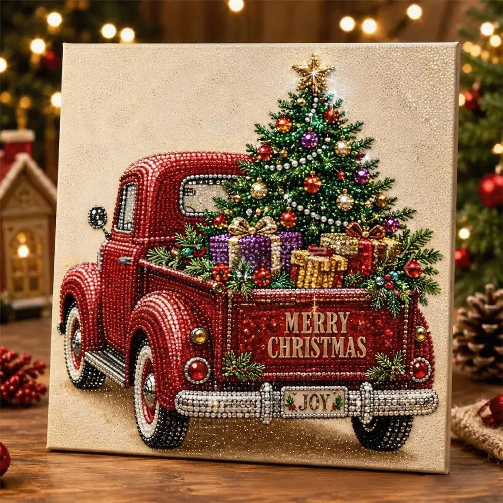 DIY Christmas Pearl Art Kit, 20 × 20 cm