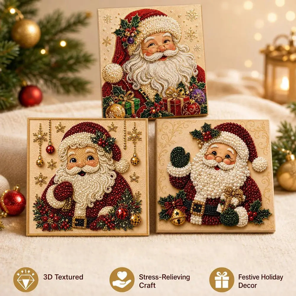 DIY Christmas Pearl Art Kit, 20 × 20 cm
