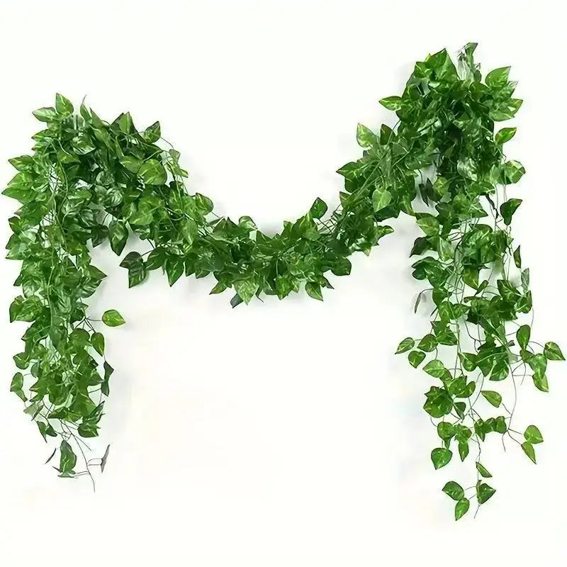 Artificial Ivy Garland Pack (12 Pieces) | Faux Greenery Hanging Vines for Room Decor