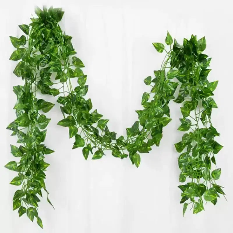 Artificial Ivy Garland Pack (12 Pieces) | Faux Greenery Hanging Vines for Room Decor