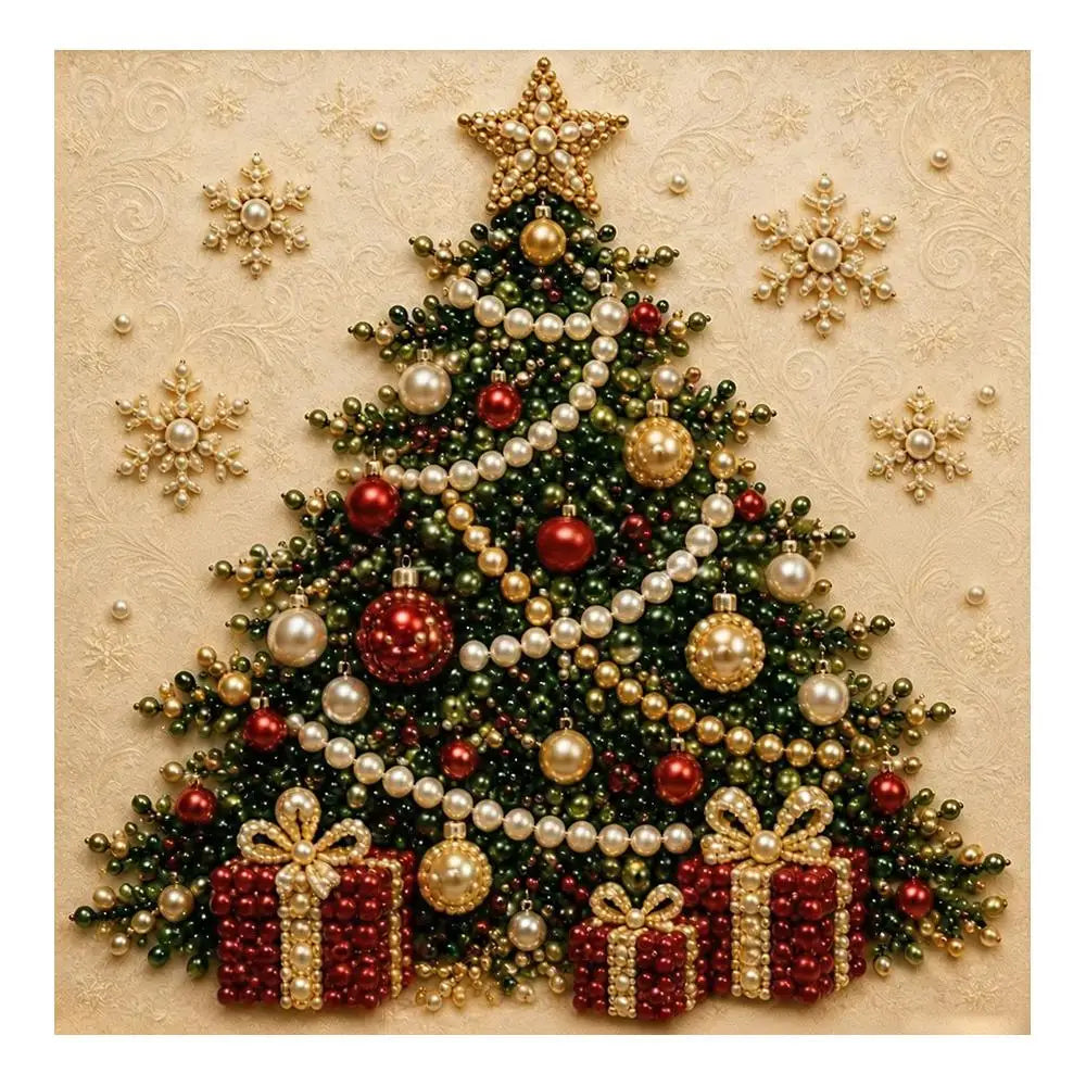 DIY Christmas Pearl Art Kit, 20 × 20 cm