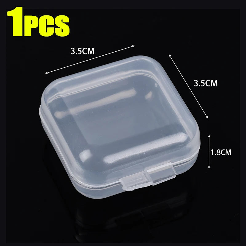 Mini Transparent Jewelry Storage Boxes – Portable Plastic Cases for Earrings, Rings & Small Accessories