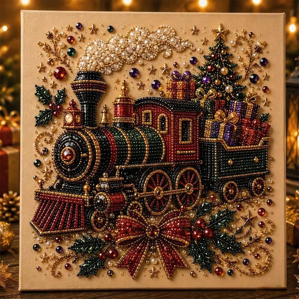 DIY Christmas Pearl Art Kit, 20 × 20 cm