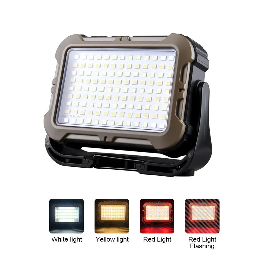 Solar Rechargeable LED Camping Lantern – Portable Power Bank Light for Camping, Hiking & Emergencies