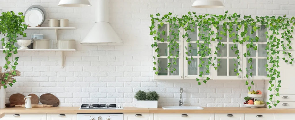 Artificial Ivy Garland Pack (12 Pieces) | Faux Greenery Hanging Vines for Room Decor