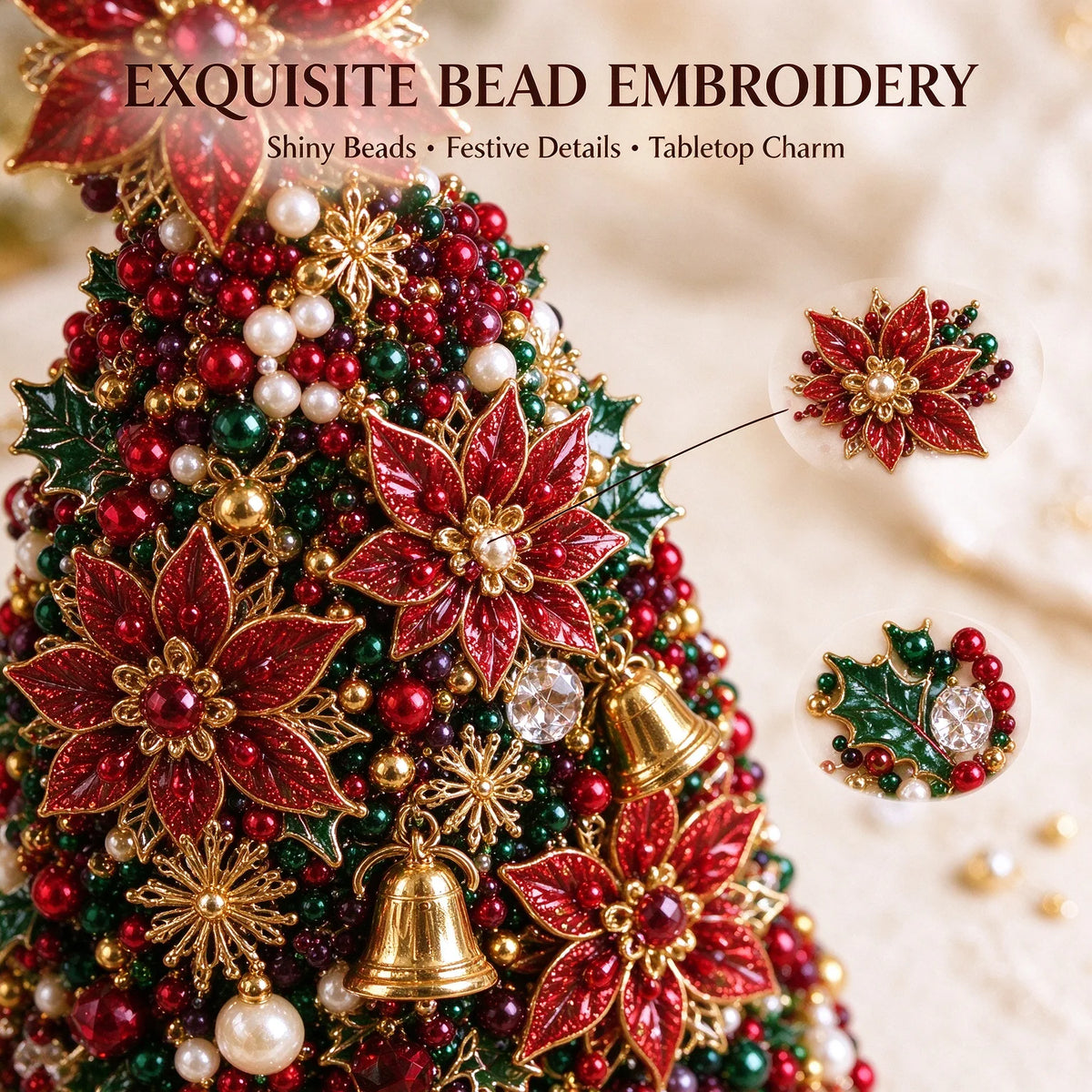 DIY Beaded Christmas Tree Craft Kit