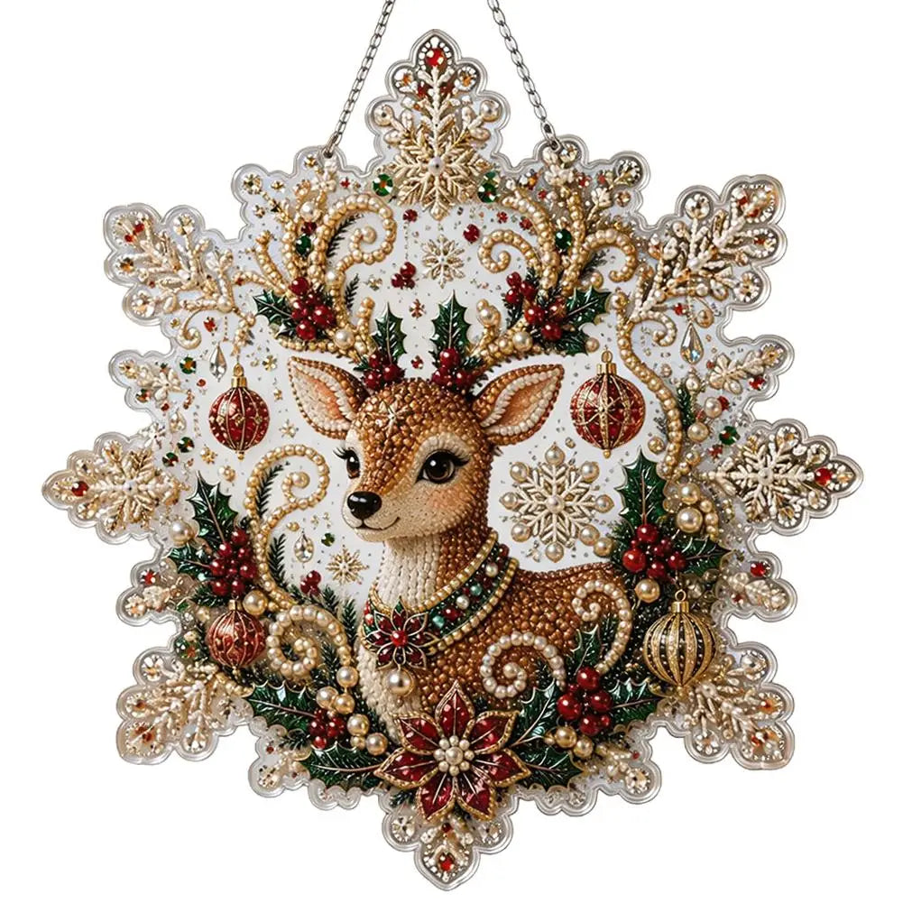 DIY Christmas Pearl Art Kit, 20 × 20 cm