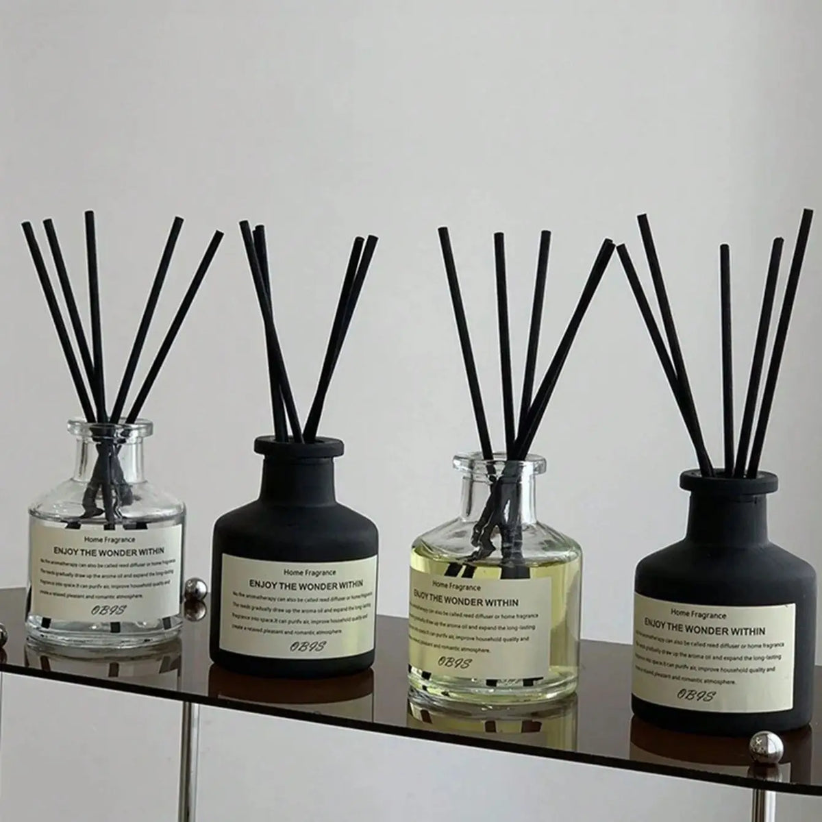 50ml Reed Diffuser | Flameless Home Fragrance Oil with Black Reed Sticks