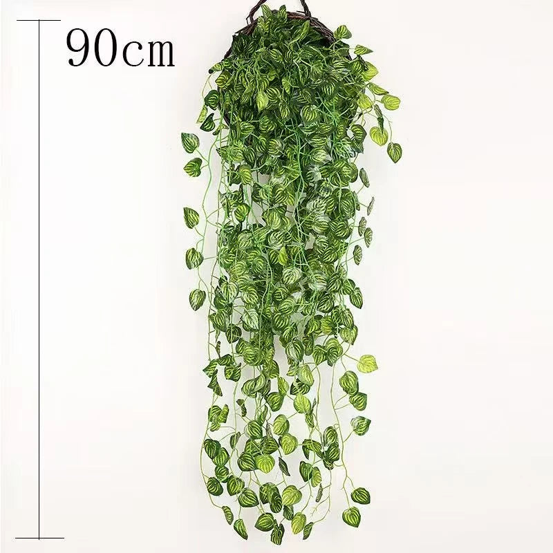 Artificial Ivy Garland Pack (12 Pieces) | Faux Greenery Hanging Vines for Room Decor