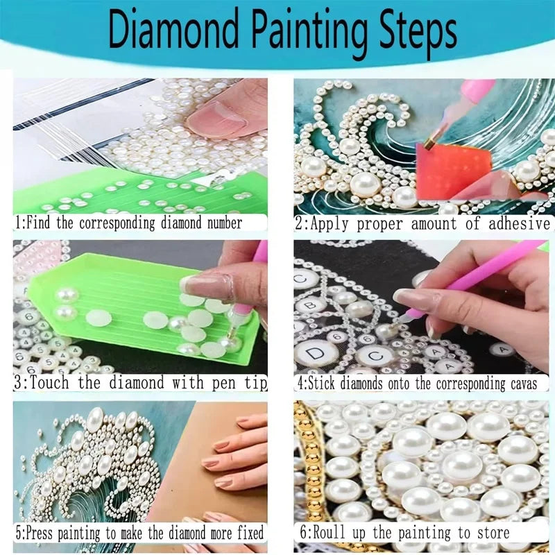 DIY Holiday Pearl Painting Kit for Adults