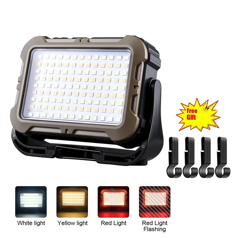 Solar Rechargeable LED Camping Lantern – Portable Power Bank Light for Camping, Hiking & Emergencies