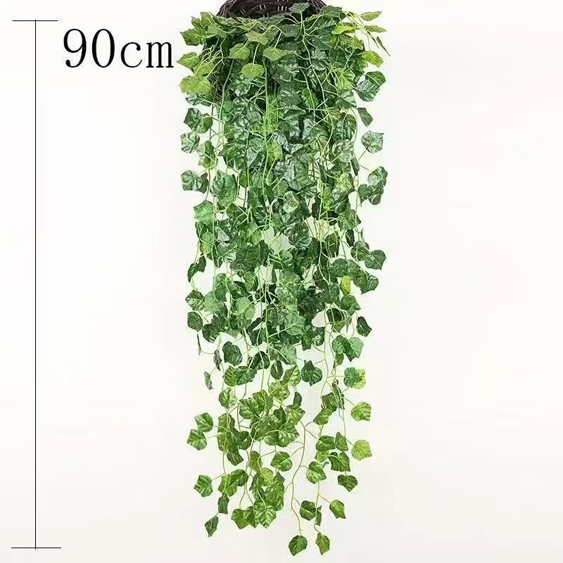 Artificial Ivy Garland Pack (12 Pieces) | Faux Greenery Hanging Vines for Room Decor
