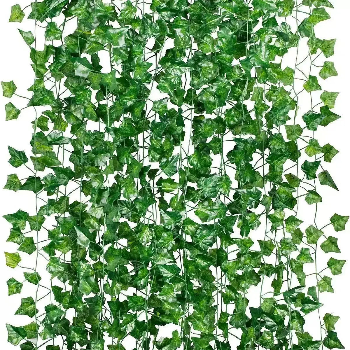 Artificial Ivy Garland Pack (12 Pieces) | Faux Greenery Hanging Vines for Room Decor