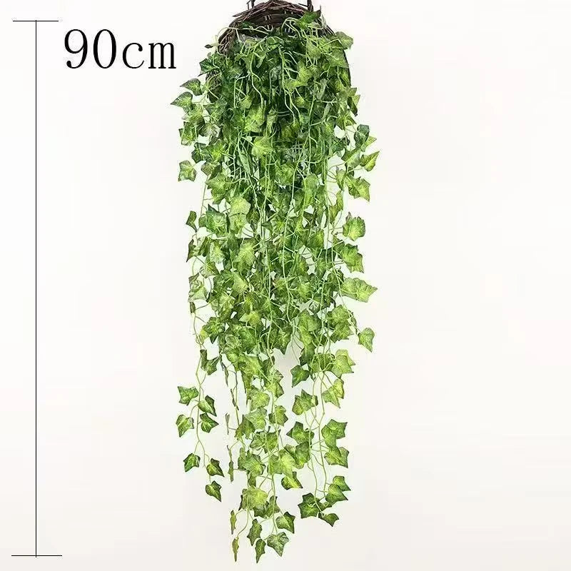 Artificial Ivy Garland Pack (12 Pieces) | Faux Greenery Hanging Vines for Room Decor